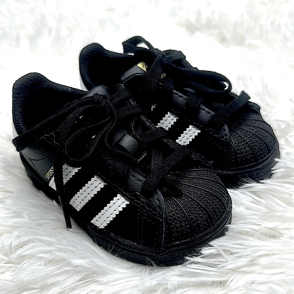 Adidas Kids Shoes Black and White